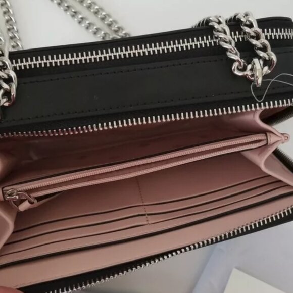 Kate Spade Frosty Chain Double Zip Crossbody - Penguin - Picture 9 of 10